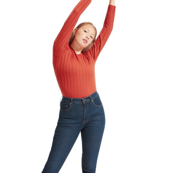 Everlane High Rise Medium Wash Skinny jeans-size 28 - Picture 1 of 16